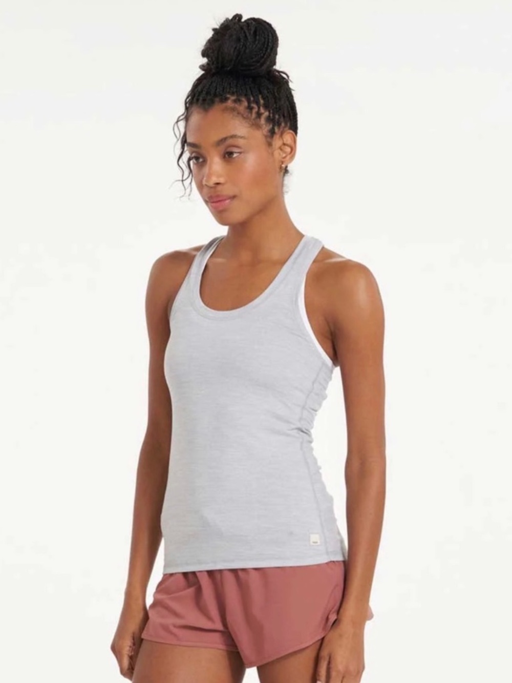 VUORI Lux Performance Tank - M, Grey